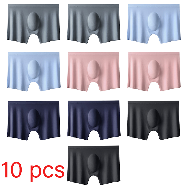 Multi Pack Underwear - 10 Teile/los Männer Sommer Eis Seide