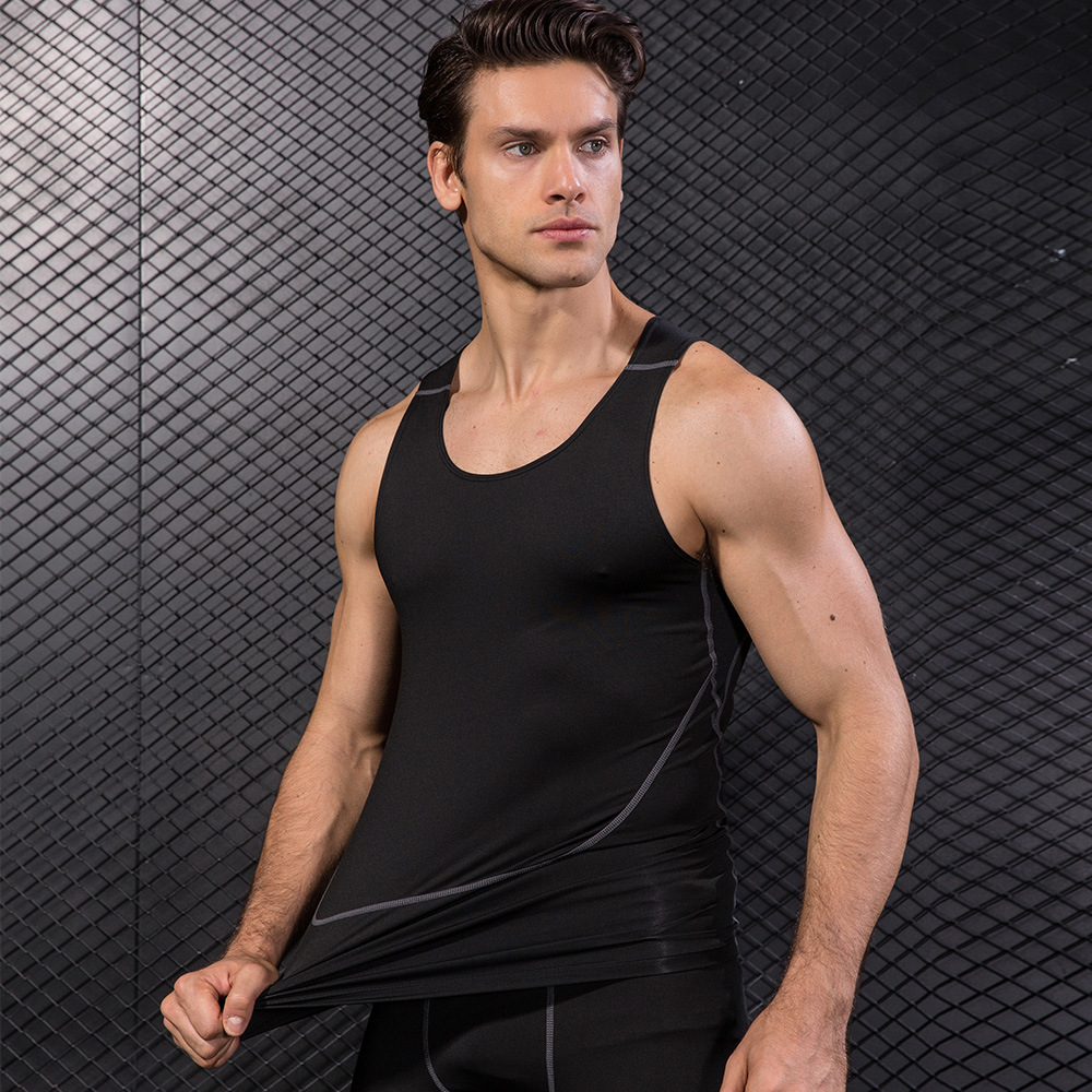 Männer schwarz Sport dünne Wes – Base Layer Top Bewertung und Preis
