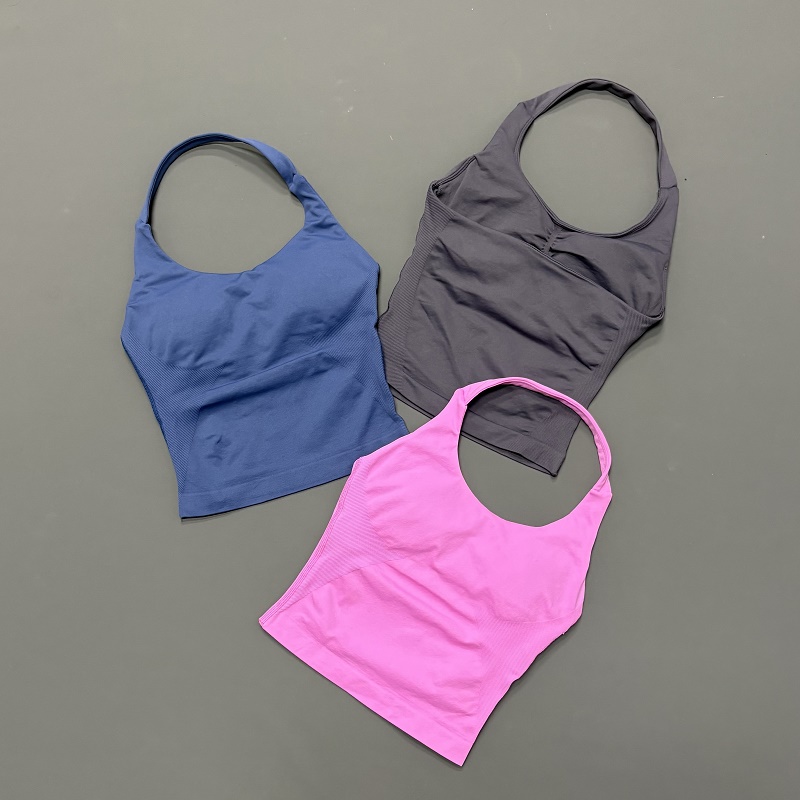 Damen Neckholder-Sporttop Naht – Suspender Tank Top Bewertung und Preis