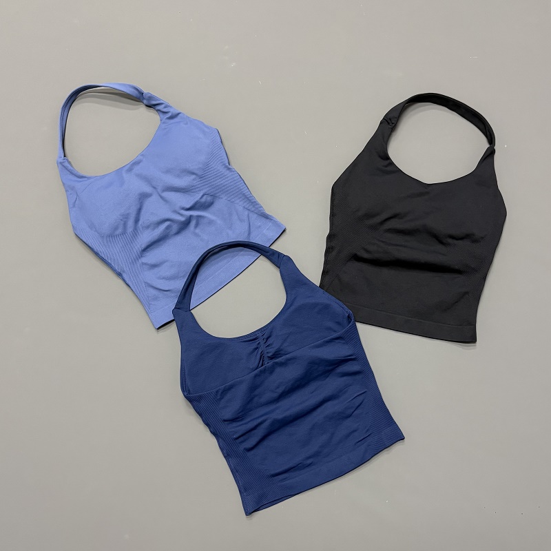 Damen Neckholder-Sporttop Naht – Suspender Tank Top Bewertung und Preis
